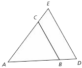 Nested triangles example