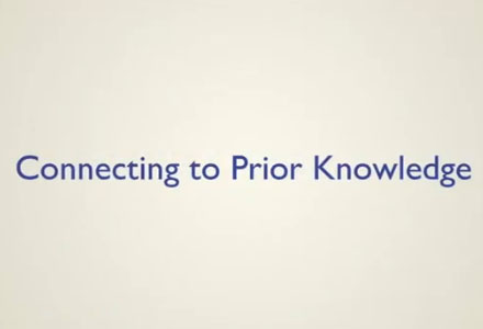 Connecting to Prior Knowledge